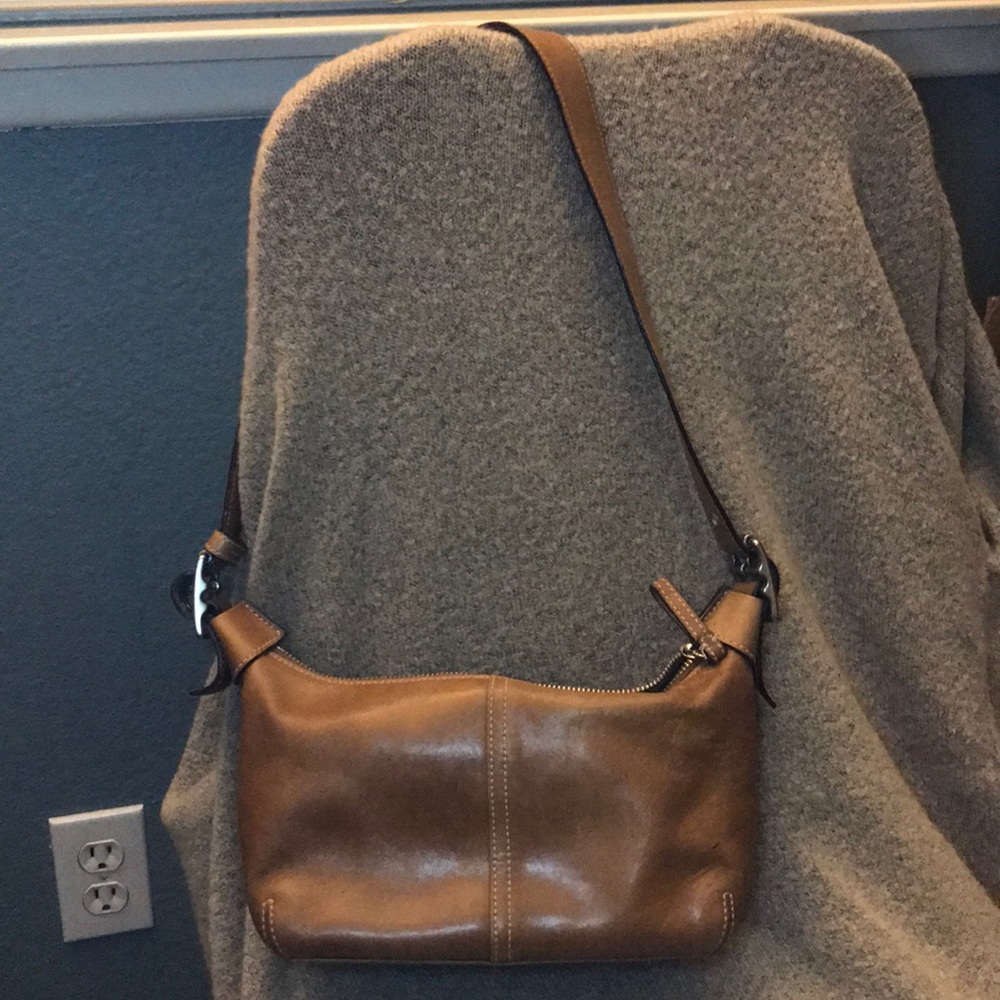 Coach small tan purse